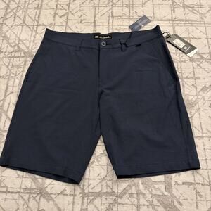 Travis Mathew Beck Shorts Blue Performance Golf Lightweight Stretch Comfort 34